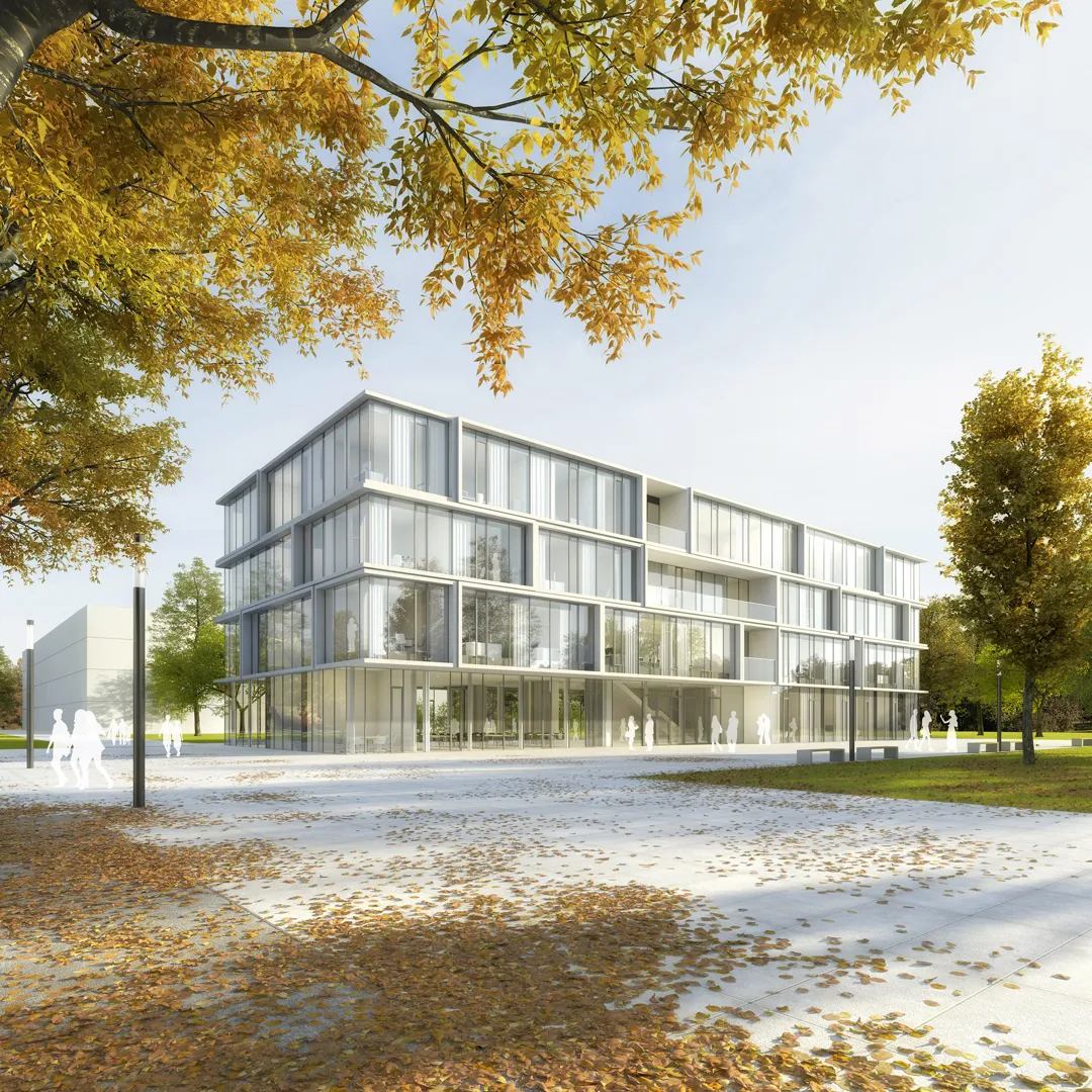 Siegerentwurf für den Neubau des Graduiertenzentrums Kulturwissenschaften 